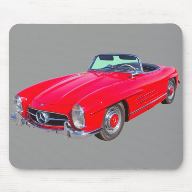 1960 Mercedes Benz 300 SL Convertible Mouse Mat (Front)