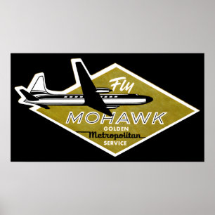 1960 Mohawk Airlines II Poster