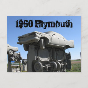 1960 Plymouth Postcard