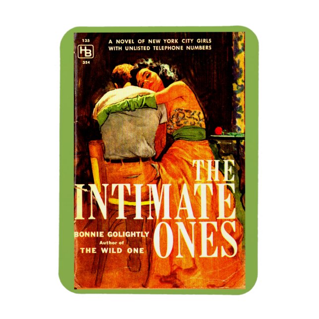 1960 pulp novel cover The Intimate Ones Magnet (Vertical)