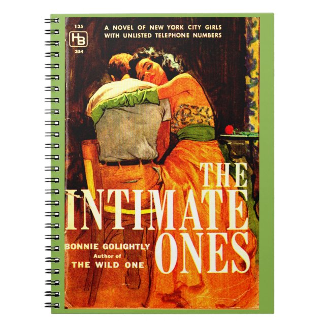 1960 pulp novel cover The Intimate Ones Notebook (Front)
