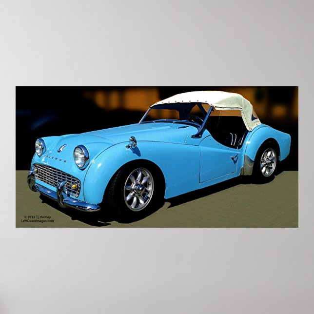 1960 TRIUMPH TR3 POSTER (Front)