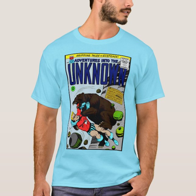 1960's 'Adventure into the Unknown' Comic T-Shirt (Front)