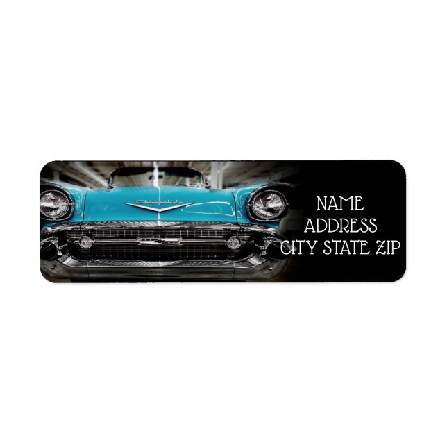 **1960'S CLASSIC CHEVROLET IMPALA** ADDRESS LABEL (Front)