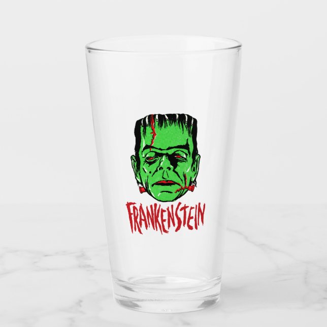 1960's gas station monster glass (Front)