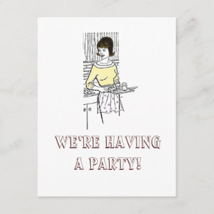 1960s Housewife - Invitation, We're H... Invitation