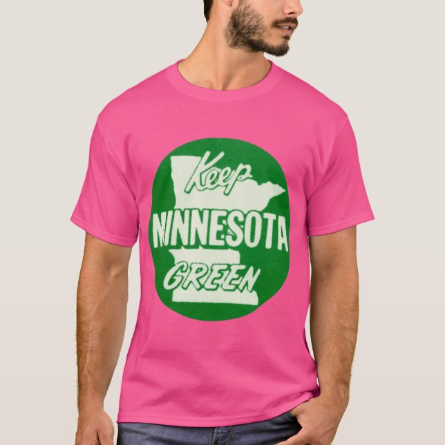 1960s Keep Minnesota Green T-Shirt (Front)