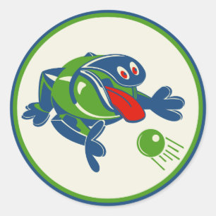 1960s Odd Ogg Toy Classic Round Sticker