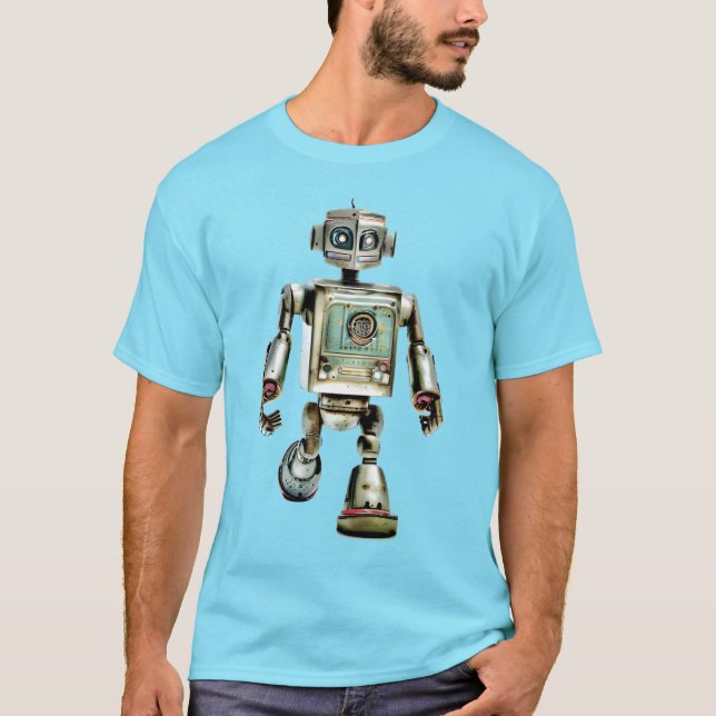 1960s robot tee. T-Shirt (Front)