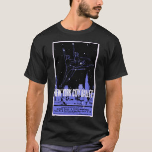 1960s Vintage Ballet Poster New York City Ballet C T-Shirt