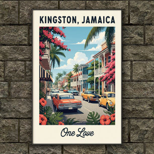 1960s Vintage Jamaica Travel Poster