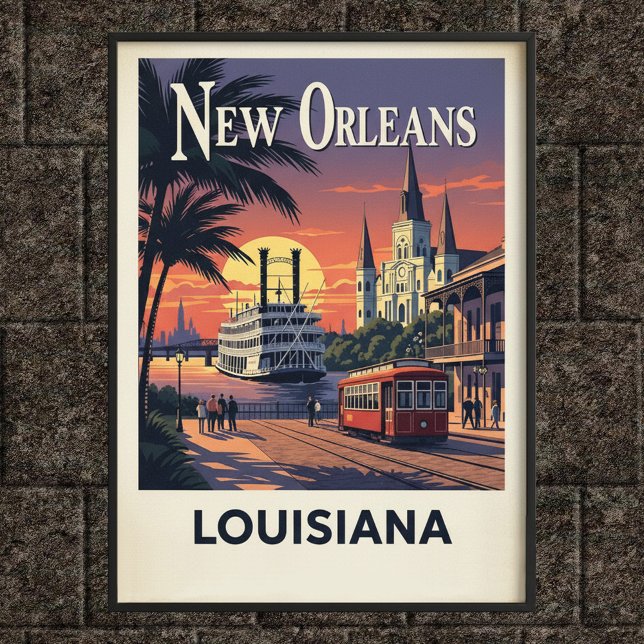 1960s Vintage New Orleans Wall Poster (Creator Uploaded)