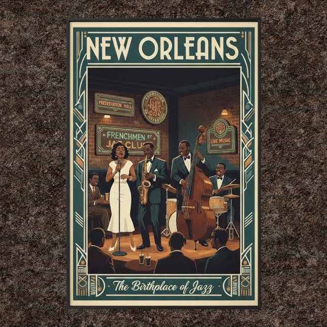 1960s Vintage New Orleans Wall Poster (Creator Uploaded)
