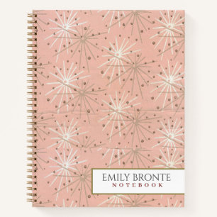 1960's vintage wallpaper Personalised Notebook