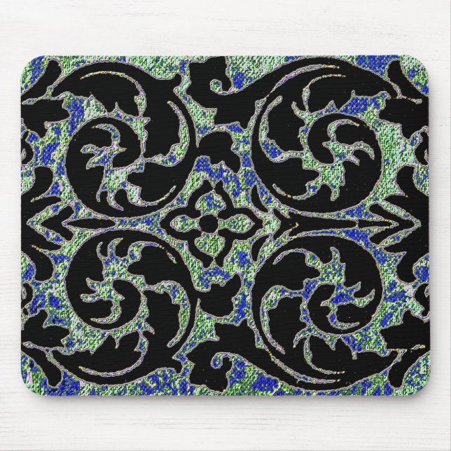 1960's Wallpaper Mouse Mat (Front)