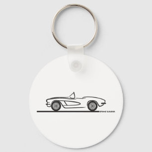 1961 1962 Chevrolet Corvette Key Ring