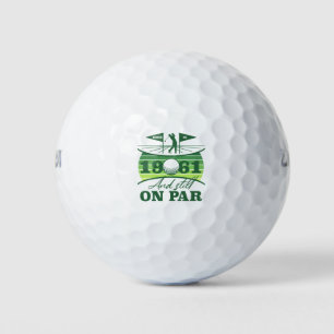 1961 60th Birthday Golf Lover Golf Balls