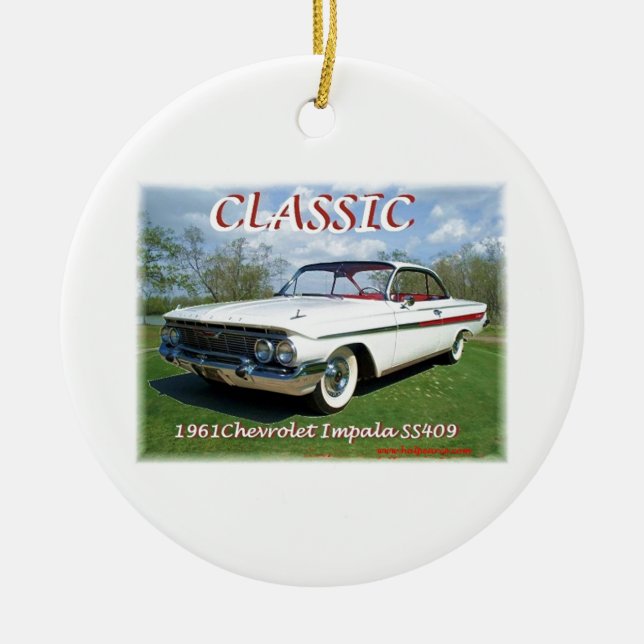 1961_Chevrolet_Impala Ceramic Tree Decoration (Front)