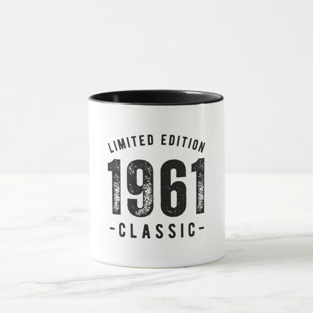 1961 Classic Birth Year Mug (Center)