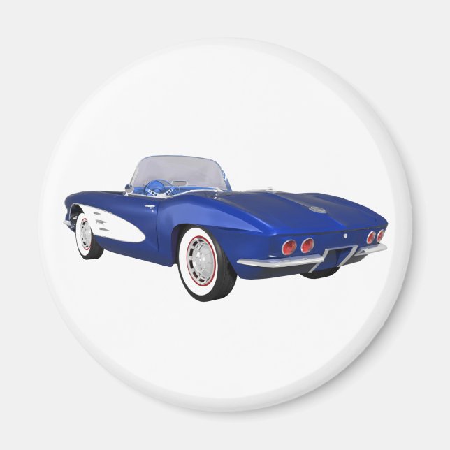 1961 Corvette C1: Blue Finish: Magnet (Front)