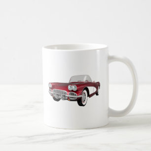 1961 Corvette C1: Candy Apple Finish: Coffee Mug