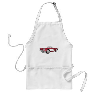 1961 Corvette C1: Candy Apple Finish: Standard Apron