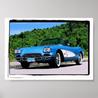 1961 Corvette Poster