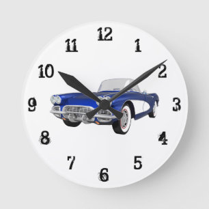 1961 Corvette: Wall Clock