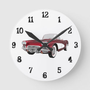 1961 Corvette: Wall Clock