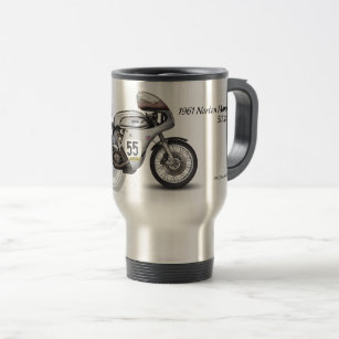 1961 Norton Manx 500cc Motorbike Travel Mug