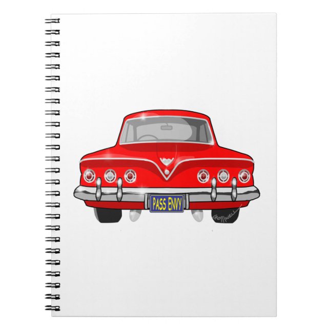 1961 Red Chevrolet Notebook (Front)