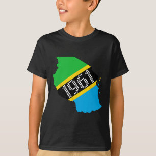 1961 Tanzania Flag Independence Day T-Shirt