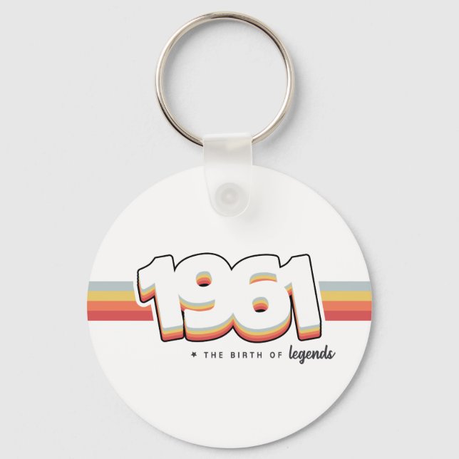 1961 The birth of legends Key Ring (Front)