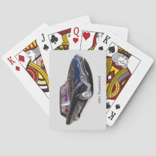 1961 Thunderbird playing cards