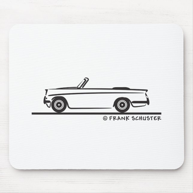 1961 Triumph Herald Convertible Mouse Mat (Front)