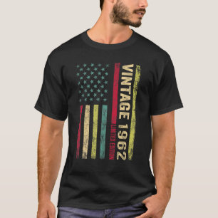 1962 60th Birthday 60 Years Old Retro Vintage T-Shirt