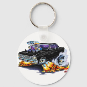 1962-65 Nova Black Car Key Ring