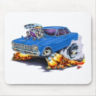 1962-65 Nova Blue Car Mouse Mat