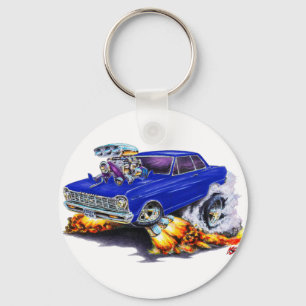 1962-65 Nova Dark Blue Car Key Ring