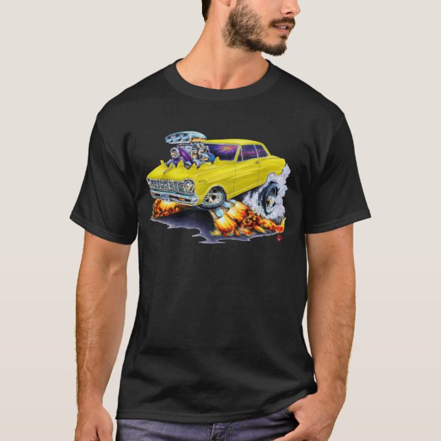 1962-65 Nova Yellow Car T-Shirt (Front)