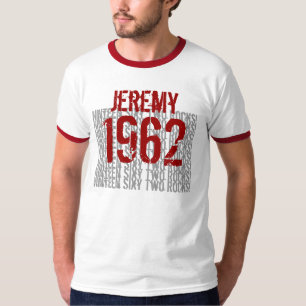 1962 Rocks Custom Name Birthday T-Shirt