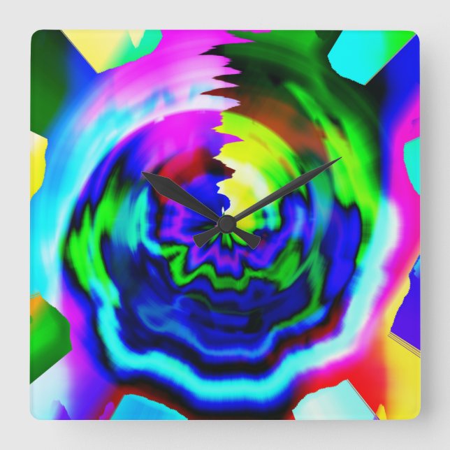 1962 SQUARE WALL CLOCK (Front)