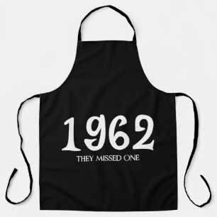1962 They Missed One Salem Witch Halloween  Apron