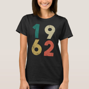 1962 Vintage Birthday Retro T-Shirt