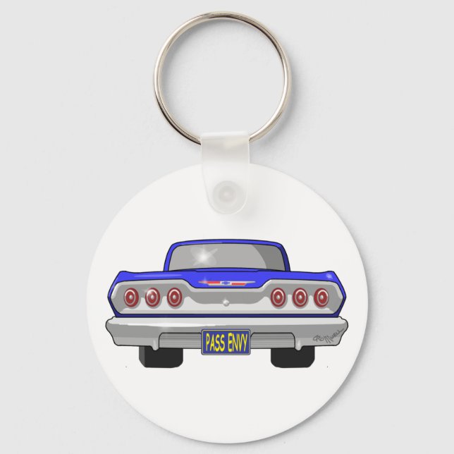1963 Chevy Pass Envy Key Ring (Front)