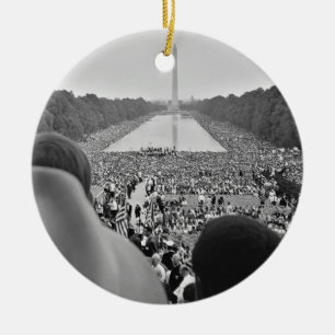 1963 Civil Rights March on Washington D.C. Ceramic Tree Decoration