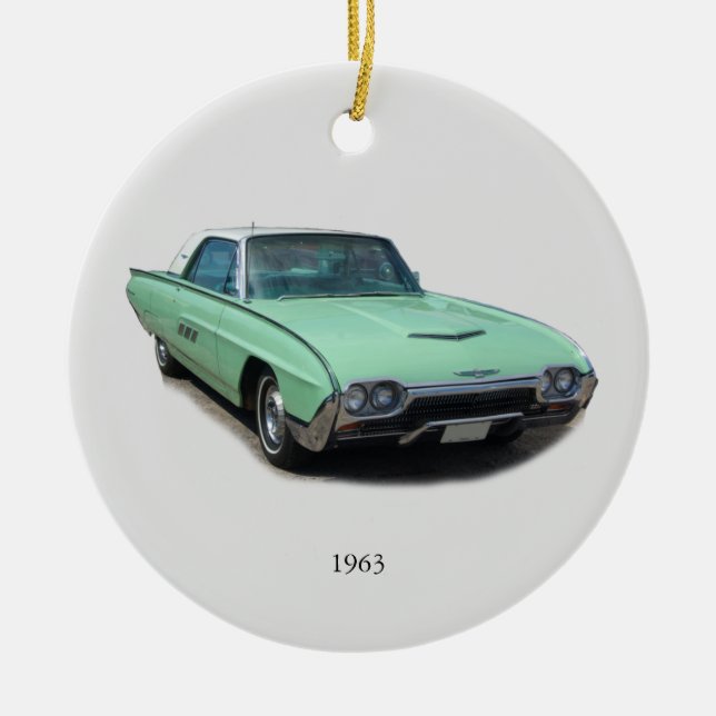 1963 classic car ornament (Front)