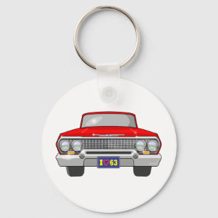 1963 I Love Chevrolet Key Ring