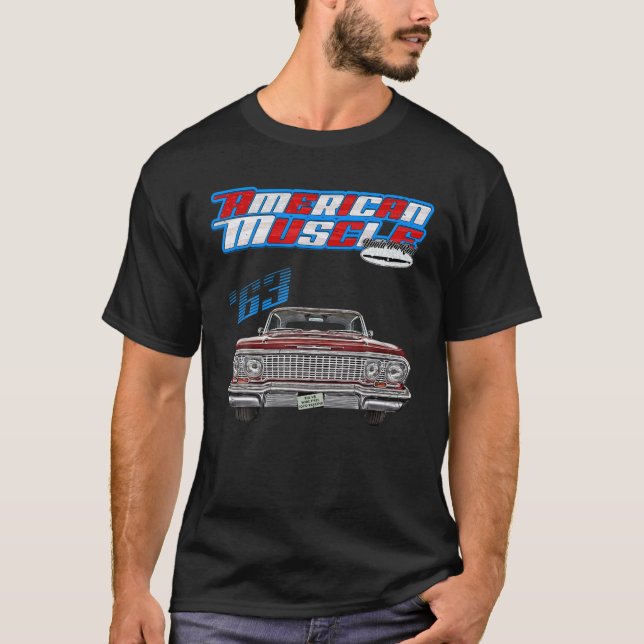 1963,Impala,Belair,Bel Air,Delray,Del Ray,Muscle C T-Shirt (Front)