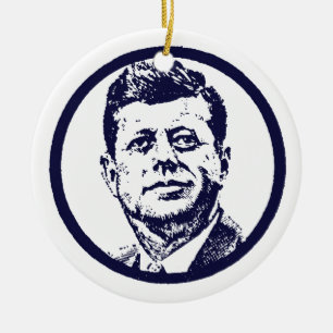 1963 JFK CERAMIC TREE DECORATION